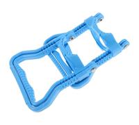 Hohopeti Lot de 2 Poignées Porte-Bouteilles Épaisses en Plastique Bleu Antidérapant, Support Robuste pour Bidons d'eau 4l, Poignée de Transport Polyvalente pour Seaux et