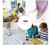 Hohopeti Lot de 2 Rubans Thermocollants Adhésifs Double Face en Tissu Non Tissé Blanc 2,5 Cm X 64 M pour Ourlets Vêtements, Accessoires de Couture, Fixation sans Couture, Usage Temporaire,