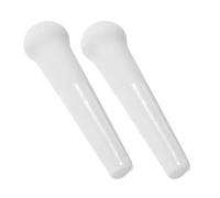 Hohopeti Lot de 2 set de Pilons en Porcelaine 10 CM Presse-Ail Manuel en Céramique Bâtonnets à Broyer Multifonction Cuisine Broyer Aliments et Remède Ustensile Pratique pour