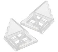 Hohopeti Lot de 2 Sets de Palettes à Fards à Paupières Vides Transparentes, Godets Carrés 4 Couleurs, Plastique Haute Transparence, Kit DIY Maquillage Compact, Voyage et Création