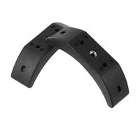 Hohopeti Lot de 2 Supports pour Haltères en Caoutchouc Noir Support de Rangement Compact et Stable pour Haltères de Musculation Outil de Fitness Pratique pour Salle de Sport et