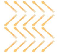 Hohopeti Lot de 20 Extracteurs de Lentilles de Contact Réutilisables Couleur Jaune, Outil à Ventouse Portable pour Retrait et Insertion Hygiénique des Lentilles Souples et Rigides,