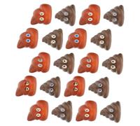 Hohopeti Lot de 20 Jouets de Farce en Faux Caca Plastique Réaliste, Accessoires Amusants pour Garçon et Filles, Crottes Fêtes, Blagues et Farces D’Halloween ou 1er Avril