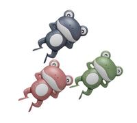 Hohopeti Lot de 3 Jouets de Bain à Remonter pour Bébés, Animaux Nageurs en Plastique Coloré, Jouets D'été pour Tout-Petits, pour L'heure du Bain Jeu Aquatique