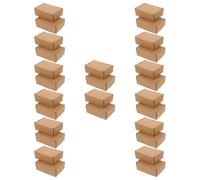 Hohopeti Lot de 30 Mini Boîtes Présents en Carton Renforcé Micro Boîtes Rectangulaires Plates 15 X 10 X 5 CM pour Maison de Poupée Emballages pour Vêtements et Petites Entreprises