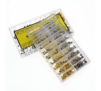 Hohopeti Lot de 300 Pièces Couronnes Étanches et Tiges de Montre Accessoires de Réparation Horlogère Tubes Boîtier Compartimenté pour Montres à Quartz et Usage Professionnel