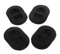 Hohopeti Lot de 4 Bouchons de Vidange Ovales en Caoutchouc Noir Bouchons D’Étanchéité pour Tapis de Sol de Voiture Compatibles Modèles Tout-Terrain Protection Anti-Infiltration D’Eau