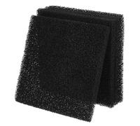 Hohopeti Lot de 4 Filtres Éponge Carrés pour Poubelle et Composteur Filtres Anti-Odeurs en Fibre de Charbon Actif Recharges Compatibles pour Compost Cuisine Filtration Performante et