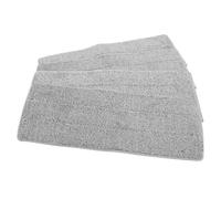 Hohopeti Lot de 4 Lingettes Plates de Rechange en Microfibre 42 X 15 CM Lavables et Réutilisables Compatibles Balais Plats Absorbantes pour Nettoyage Sols Secs et Humides Chiffon de