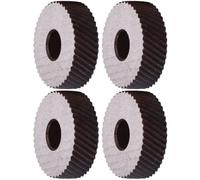 Hohopeti Lot de 4 Molettes de Moletage Diagonales en Acier 1,5 MM et 1,8 MM Molette de Remplacement pour Outils de Tournage Accessoire pour Tour Mécanique Haute Résistance