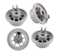 Hohopeti Lot De 4 Roulettes De Rechange Pour Lave-vaisselle 165314 Pour Panier Inférieur À Roulement Lisse