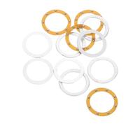 Hohopeti Lot de 4 Sets de Joints Métalliques Plats pour Ponceuse à Ongles Électrique - Accessoires de Rechange Compatibles pour Manche de Polisseuse - Cale et Douille pour Usage