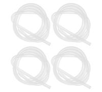 Hohopeti Lot de 4 Tuyaux en Silicone Alimentaire pour Tire-Lait Électrique Tubes d'Air Flexibles de 80 CM Valve Bec de Canard Pièces Détachées Compatibles pour Accessoires d'Allaitement