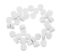 Hohopeti Lot de 40 Roulements Rotatifs en Plastique Blanc pour Bijoux et Breloques à Ongles, Accessoires DIY Tournant, Compatibles Nail Art Créatif