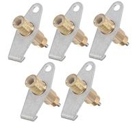 Hohopeti Lot de 5 Buses D’Abreuvement en Cuivre pour Lapins Outil D’Alimentation Automatique Petite Buse Anti-Gaspillage Fournitures pour Élevage de Lapins Système D’Eau Automatique