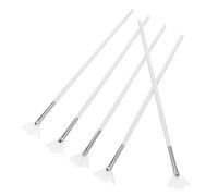 Hohopeti Lot de 5 Pinceaux Applicateurs de Masques Faciaux en Fibres Synthétiques Douces, Pinceaux Éventail pour Application Uniforme, Brosses Visage pour Soins Peau, Outils Cosmétiques