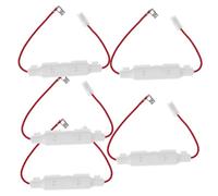 Hohopeti Lot de 5 Porte-fusibles Haute Tension 5kv 0,85a pour Four à Micro-ondes, Accessoire de Remplacement Micro Fusible, Compatible Réparation Four à Micro-ondes, Kit Pièces la Cuisine