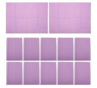 Hohopeti Lot de 50 Alèses Jetables en Papier Violet pour Table de Manucure Tapis Imperméable Anti-Taches et Anti-Huile Coussinets Résistants pour Nail Art Professionnels et Usage Salon