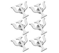 Hohopeti Lot de 6 Broches Symbole Psi en Alliage Argenté Épinglettes Décoratives Vintage pour Vêtements Insignes Étudiants en Psychologie Accessoire Polyvalent pour Paquet à Dos et
