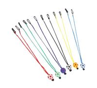 Hohopeti Lot de 6 Cordons Ajustables pour Garçon et Filles Motifs Dessin Animé Lanière Tour de Cou Réglable en Ficelle Colorée pour École Activités Extérieures et Voyages Sécurité et