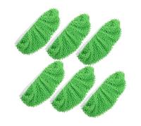 Hohopeti Lot De 6 Housses De Rechange Pour Serpillière Chiffons De Nettoyage Lingettes Sèches Réutilisables De Rechange Pour Serpillière Plate Recharges Pour