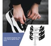 Hohopeti Lot de 6 Paires de Lacets Paresseux Élastiques Unisexes Lacets Extensibles pour Baskets Taille Unique Couleurs Variées Accessoires Pratiques pour Chaussures de Sport et Usage