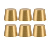 Hohopeti Lot De 6 Pieds en Laiton pour Planche À Découper Plateau À Bijoux Présentoir Support Pieds Antidérapants Couleur Or