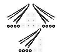 Hohopeti Lot de 6 Sangles de Sécurité Réglables pour Téléviseur Fixation Murale et Meuble Ancrage TV Robuste Accessoires pour Protection Garçon et Filles Adaptées à Différents Supports