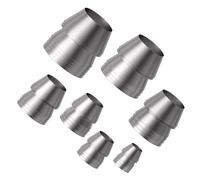 Hohopeti Lot de 7 Cales Métalliques Robustes pour Marteau Coins en Fer Diamètre 8-19 MM Accessoires d'Installation pour Outillage Menuiserie Outil de Réparation pour Charpentiers et