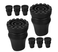 Hohopeti Lot De 8 Couvre-Pieds Antidérapants Pour Cannes De Marche Accessoires Pour Béquilles Coussinets Pour Béquilles Embouts Inférieurs Pour Cannes
