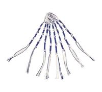 Hohopeti Lot De 8 Pompons pour Châle De Prière Fils Tzitzit pour Tallit Lacets Et Brins Tzitzit Fil À Pompons Séfarade pour Nouer Les Franges De Rechange pour Tallit