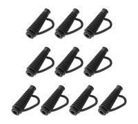 Hohopeti Lot de 8 Protège-cordons pour Sèche-cheveux Universels en Caoutchouc Résistant la Chaleur, Manchons Flexibles pour Câble Anti-pliure, Accessoire Salon et Usage Personnel,