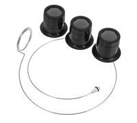 Hohopeti Loupe D'horloger à Clip Multifonction en Verre 5X, 10x, 15x, 4 Pièces, Outil de Réparation de Montres Bijoux pour Travail de Précision