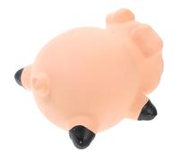 Hohopeti Mâcher Latex pour Chiens Petits et Chiots Grinçant Forme de Cochon Résistant Aux Morsures Favorise la Santé Dentaire Occupation pour Animaux de Compagnie