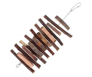 Hohopeti Mâcher Naturel pour Petits Animaux Lapins Cochons Hamsters Favorise Hygiène Dentaire et Santé