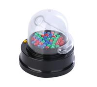 Hohopeti Machine à Boules de Loto Électrique en Plastique Léger 1 Jeu 49 Balles Numérotées Multicolores Jeu de Société pour Tirage au Sort Fêtes et Activités Récréatives