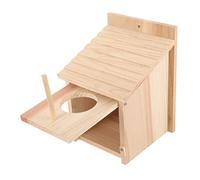 Hohopeti Maison Oiseau Naturel pour Extérieur Mangeoire Suspendue pour Oiseaux de Jardin et Confortable pour Attirer Oiseaux Votre Cour