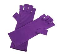 Hohopeti Manucure Anti-uv Résistants Polyester Protègent Doigts Rayons UV Lavables et Réutilisables Accessoire Nail Art pour Manucure et Pédicure