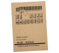 Hohopeti Manuel Instruction Mahjong Anglais et Chinois Guide Complet des Règles Chinoises Techniques et Stratégies pour Débutants et Amateurs