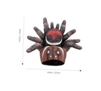 Hohopeti Marionnette à Main Araignée Plastique Modèle Réaliste pour Jeu de Rôle Garçon Fille et Adultes Simulation Animale pour Fête et Éducation