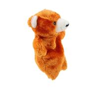 Hohopeti Marionnette à Main Ours Peluche Douce pour Garçon Fille Éducatif Interactif Peluche Marionnette Animale pour Raconter des Histoires et Stimuler Les Compétences Sociales