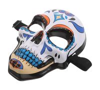 Hohopeti Masque de Crâne en Plastique Léger pour Cosplay et Fête Masquée Couleurs Résistantes la Décoloration, Design Unique pour Adultes et Femmes