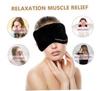 Hohopeti Masque de Sommeil Chauffant USB pour Adultes Compresses Oculaires à Chaleur Humide Contrôle Précis Température Doux et Confortable pour Voyage et Repos Au Bureau