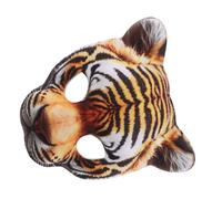 Hohopeti Masque Tigre Demi-visage Réaliste pour Cosplay et Fête Déguisement Accessoire Original pour Carnaval Mascarade et Soirée à Thème