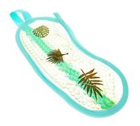 Hohopeti Masque Yeux En Gel Rafraîchissant, Couvre-yeux Doux En Pvc Et Billes, Compresses Froides Relaxantes, Pour Femmes, Repos, Sieste Et Voyages, Couleur Vert Île