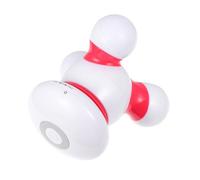 Hohopeti Masseur Corporel Portable Rechargeable, Mini Masseur Triangulaire Rouge Usb, Appareil De Massage Vibratoire Pour Cou, Dos Et Épaules, Relaxation Musculaire Polyvalente Pour Usage Quotidien