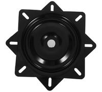 Hohopeti Mécanisme Pivotant pour Meubles 7 Pouces en Fer 1,8 Mm D'épaisseur, Socle de Siège Robuste pour Tabouret de Bar et Fauteuil Inclinable, Accessoire Pivotant pour Mobilier de Bar