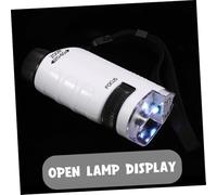 Hohopeti Microscope Portable pour Garçon Fille Loupe Grossissante Légère Éducatif Scientifique pour Observation Insectes et Échantillons Outil Apprentissage Scolaire Pratique et Créatif