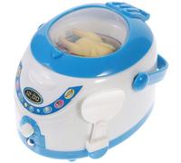 Hohopeti Mini Cuiseur à Riz Factice pour Garçon et Filles, Éducatif Créatif sans Pile, Petit Décor de Bureau en Plastique Bleu, Simulateur de Cuisinière Électrique pour Couleur Aléatoire
