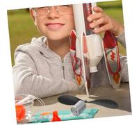Hohopeti Mini Éolienne Pédagogique Portable Kit Micro Générateur Éolien Léger et Facile à Utiliser pour Expérience Scientifique Adulte et Maquette Construire